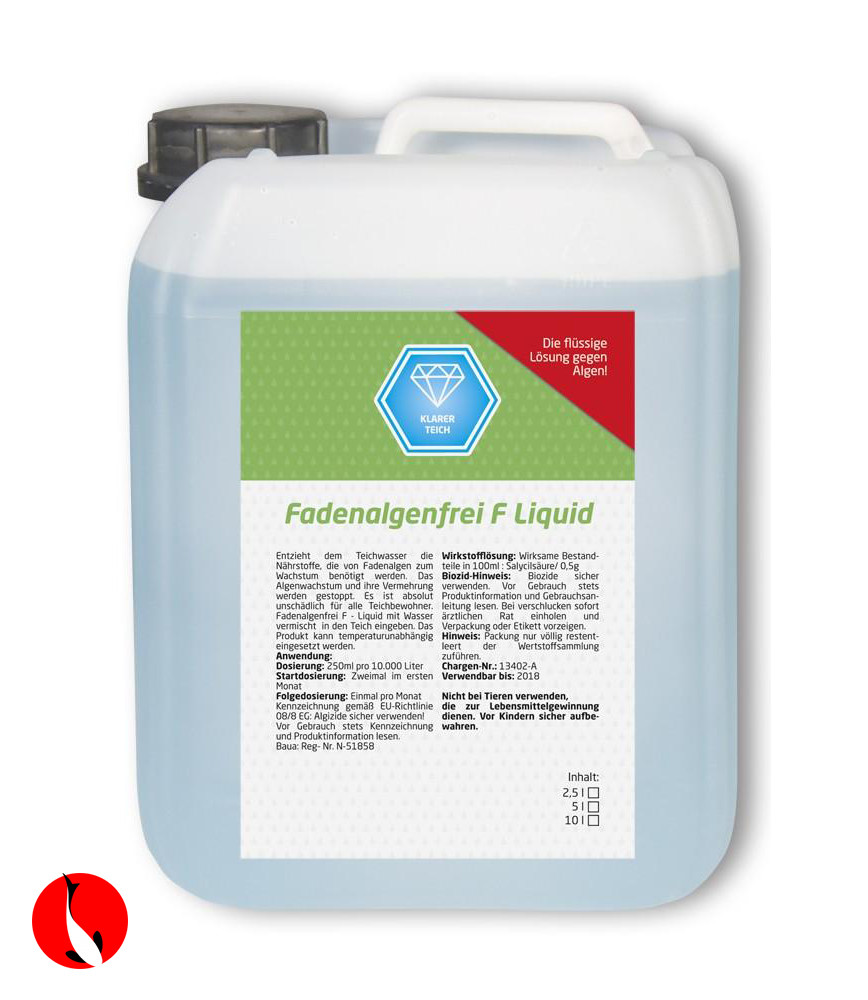 Fadenalgenfrei F- liquid proti vláknité řase 5L