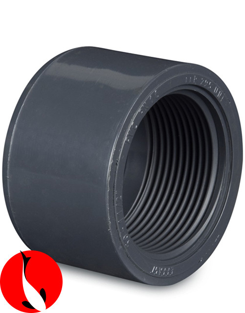 PVC redukční kroužek s vnitřním závitem 50mm x 1 1/4