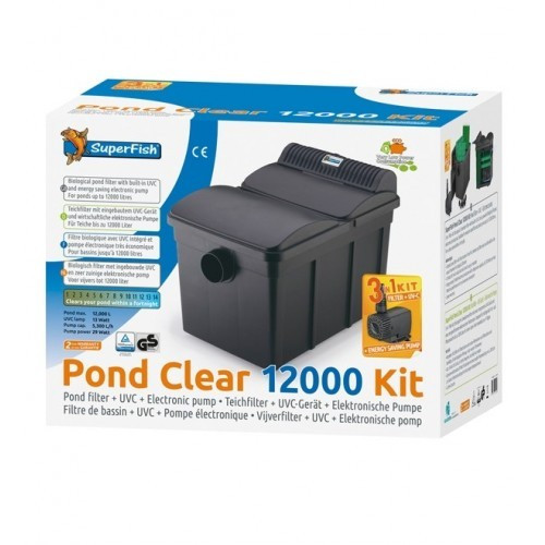 SuperFish Pond Clear Kit 12000 UVC-130W 3v1