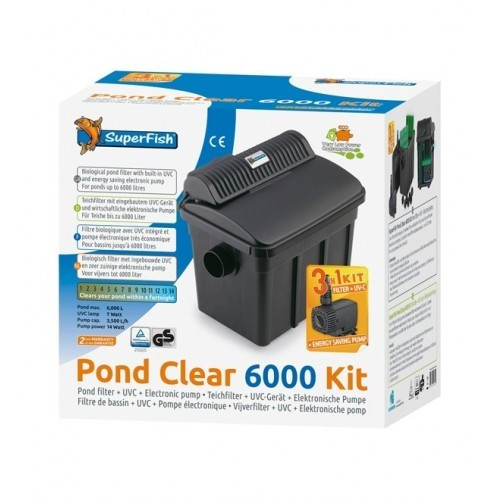 SuperFish Pond Clear Kit 6000 UVC-7W 3v1