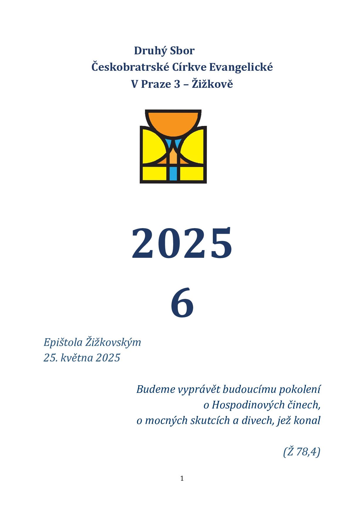 Epištola Žižkovským (6)